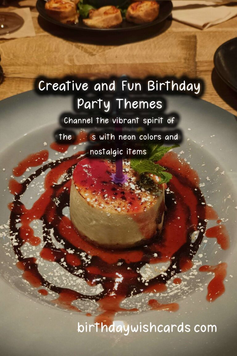 Top 20 Birthday Party Themes to Make Your Day Special