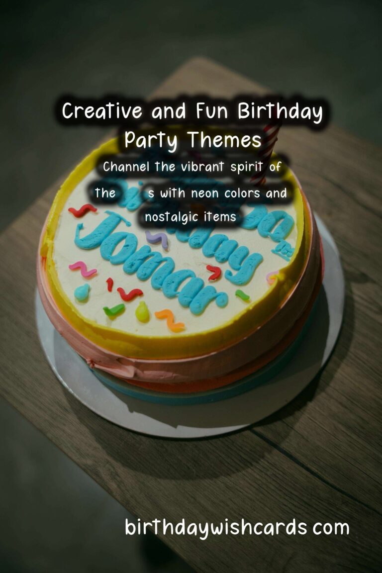 Top 20 Birthday Party Themes to Make Your Day Special