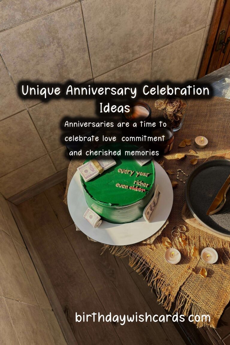Top 20 Unique Anniversary Celebration Ideas to Make Your Day Special