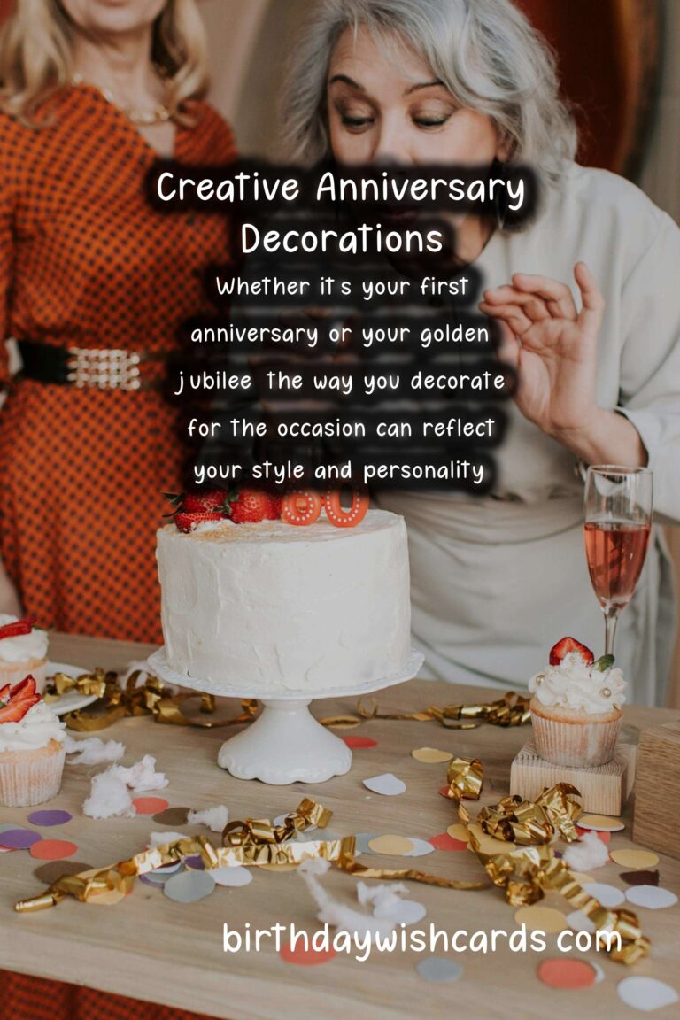 Top 25 Anniversary Decoration Ideas For Every Personality