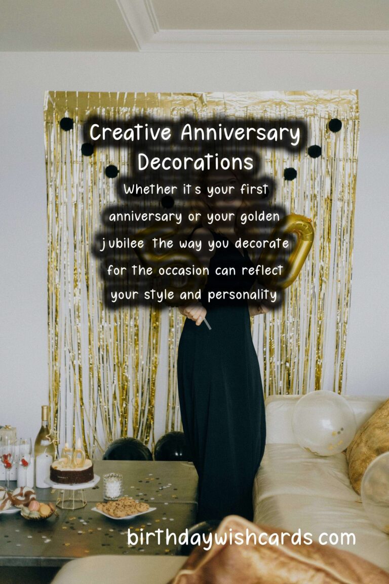 Top 25 Anniversary Decoration Ideas For Every Personality