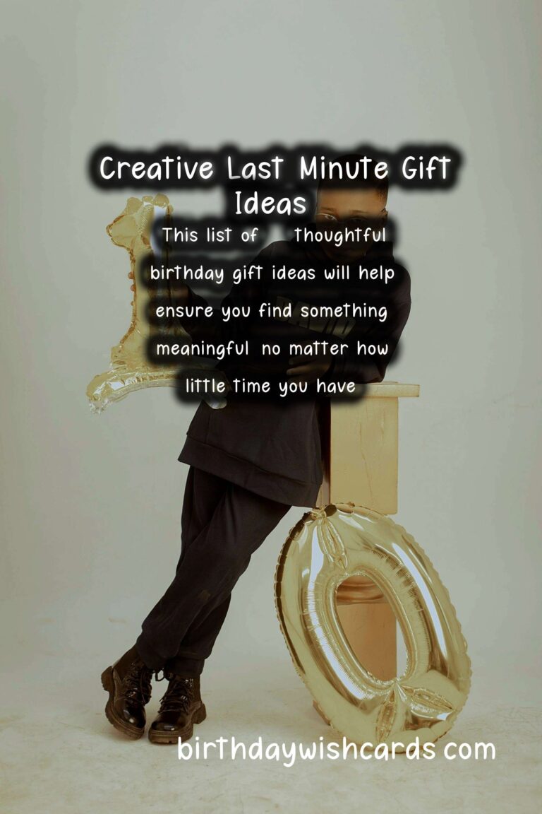 Top 30 Birthday Gift Ideas For Last-Minute Planning