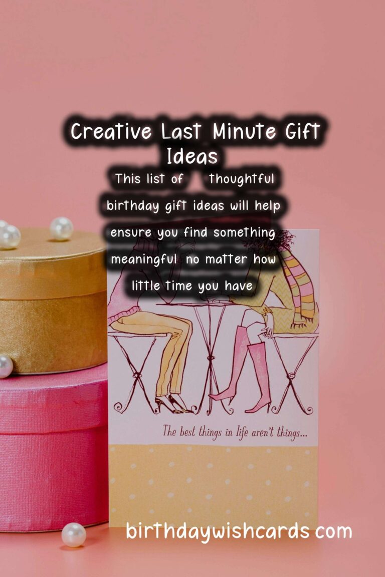 Top 30 Birthday Gift Ideas For Last-Minute Planning