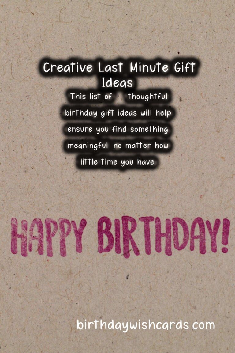 Top 30 Birthday Gift Ideas For Last-Minute Planning