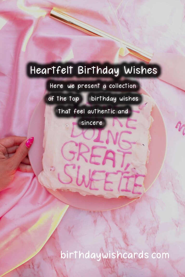 Top 50 Birthday Wishes That Feel Authentic