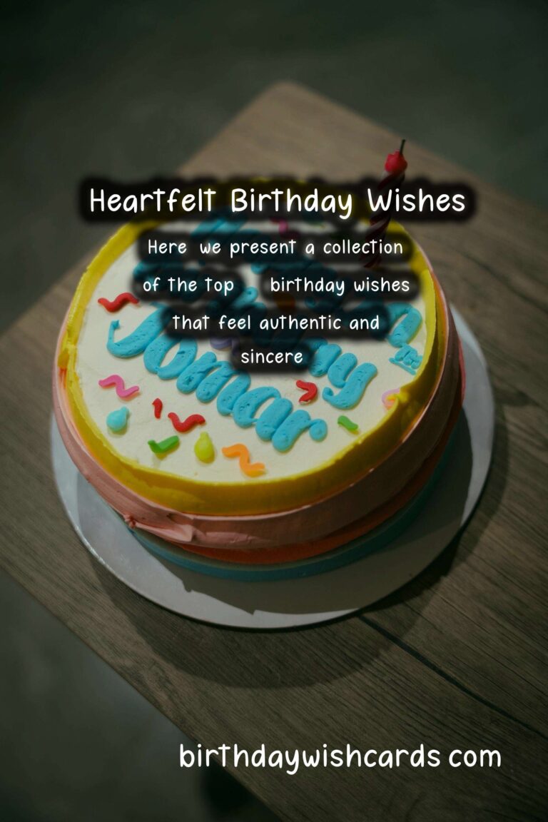 Top 50 Birthday Wishes That Feel Authentic
