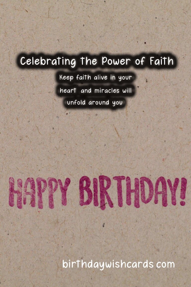 Top 75 Faith Celebration Messages That Will Wow Your Guests