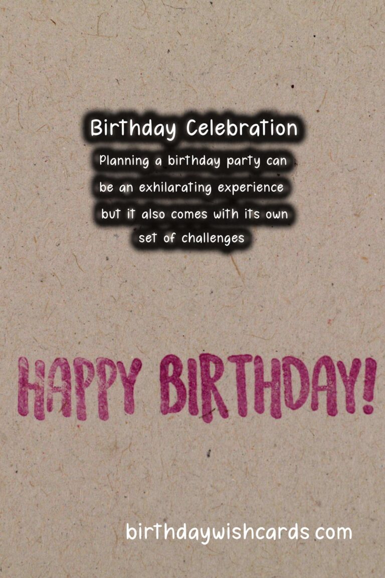 Top Ways to Craft Birthday Planning Tips