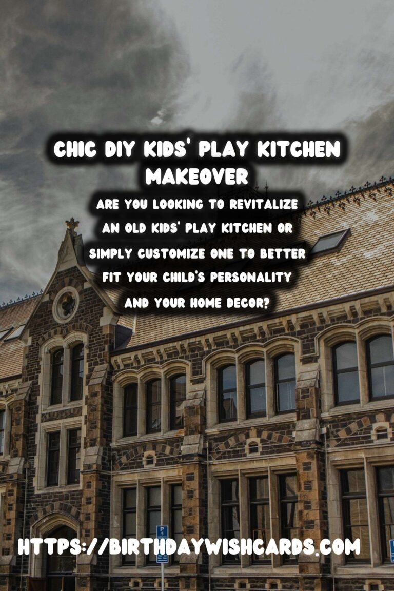 Transform Your Kids’ Play Kitchen with a Creative DIY Makeover