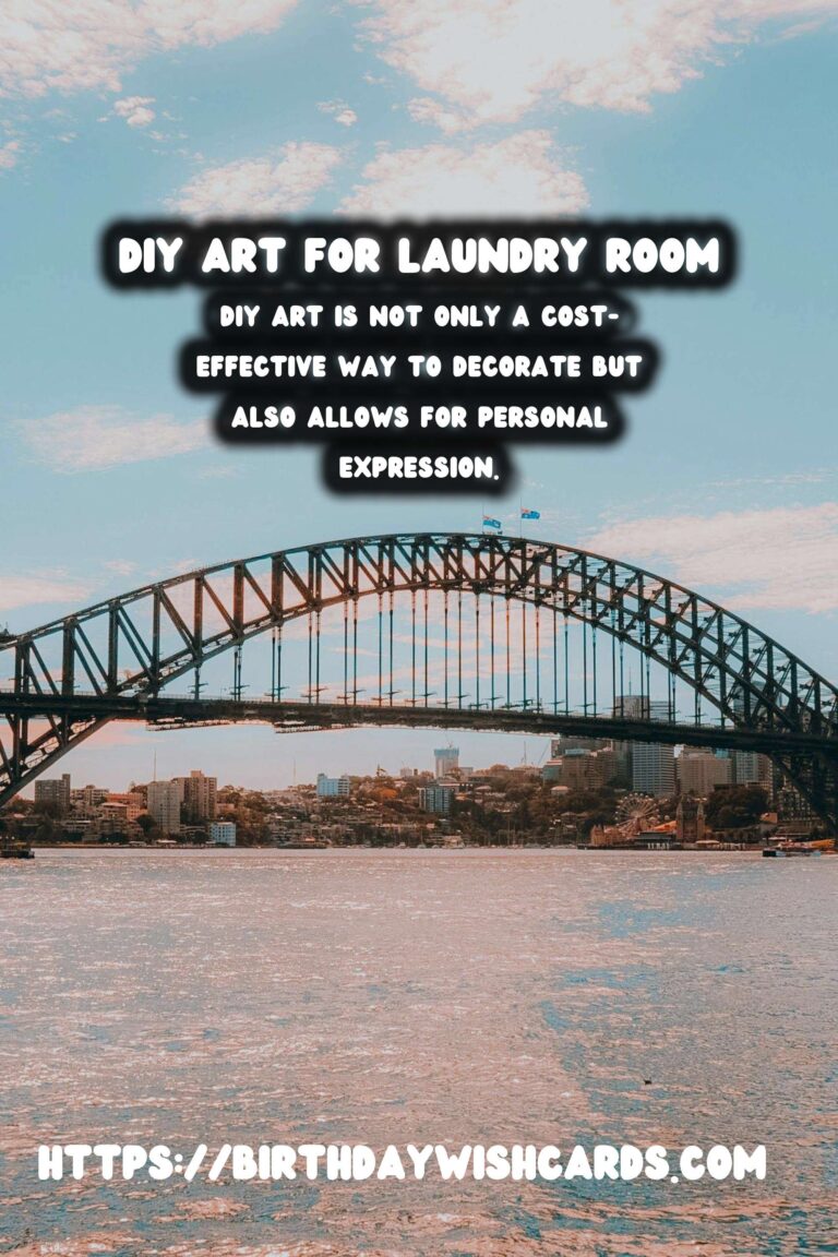 Transform Your Laundry Room with DIY Art: A Comprehensive Guide