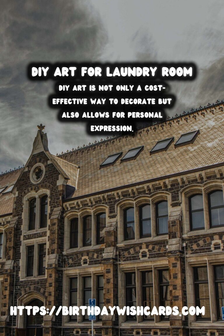 Transform Your Laundry Room with DIY Art: A Comprehensive Guide