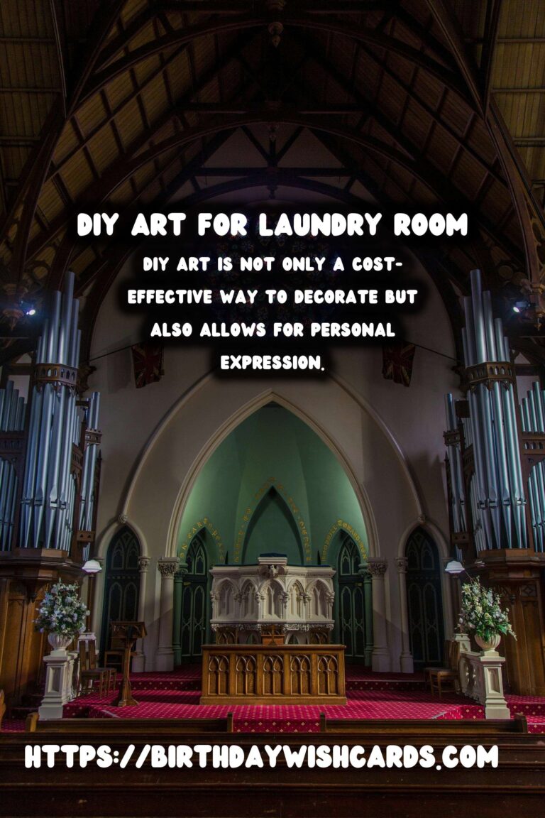 Transform Your Laundry Room with DIY Art: A Comprehensive Guide