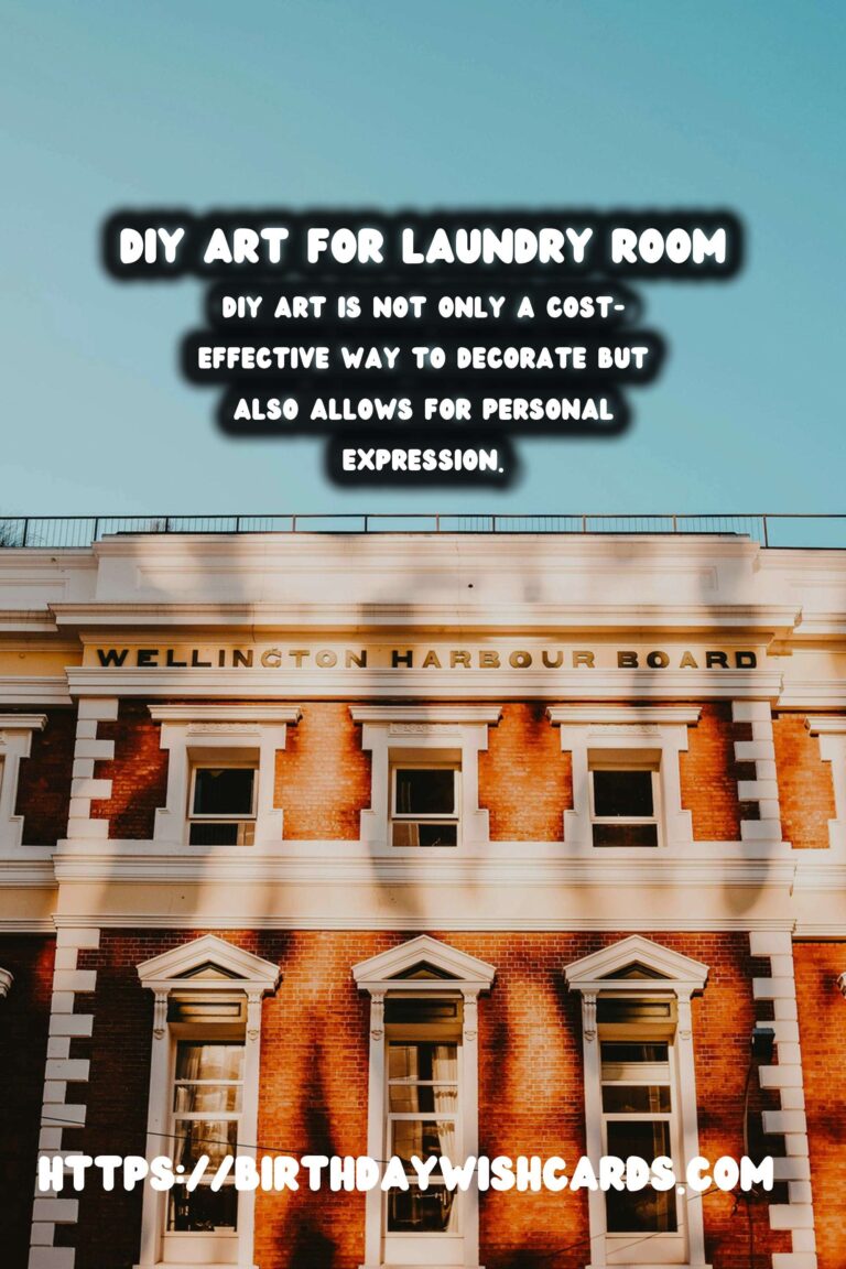 Transform Your Laundry Room with DIY Art: A Comprehensive Guide