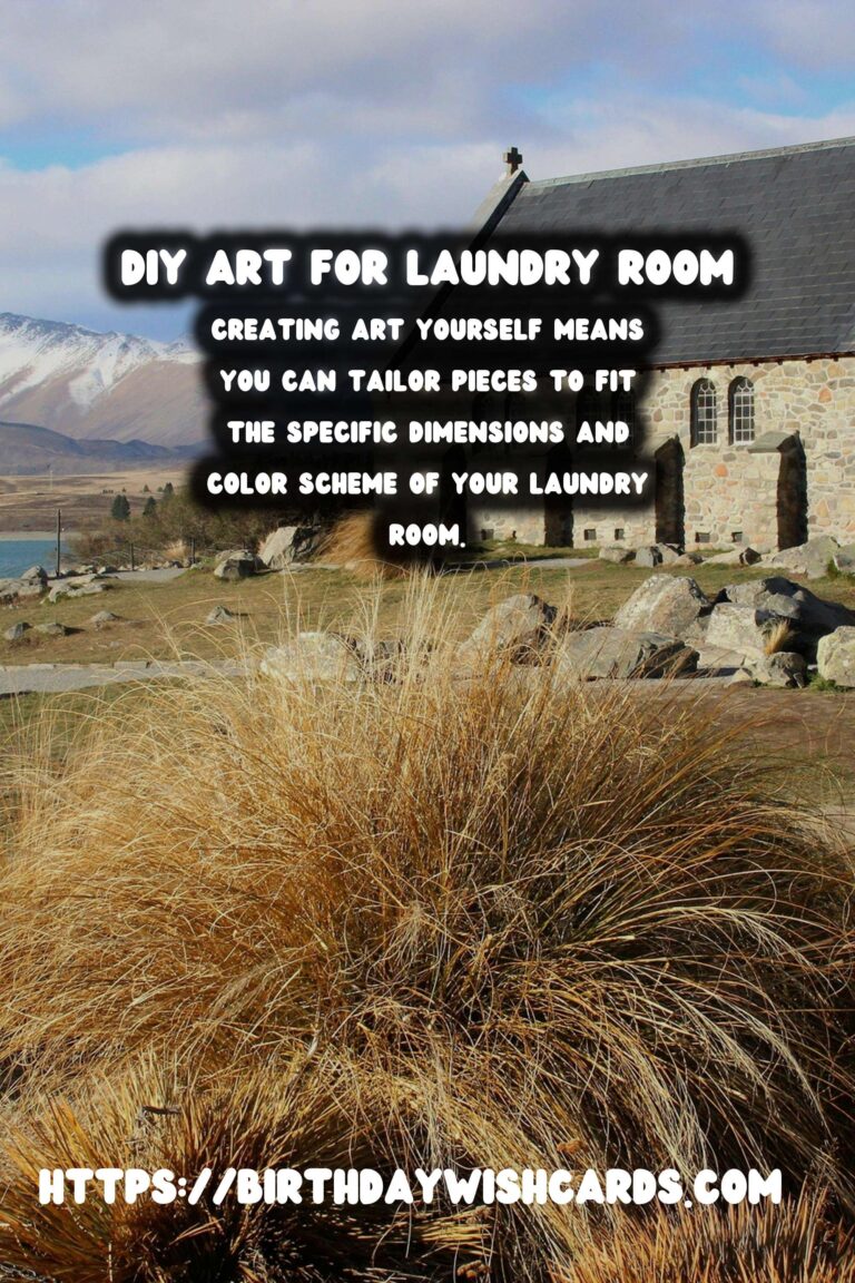 Transform Your Laundry Room with DIY Art: A Comprehensive Guide