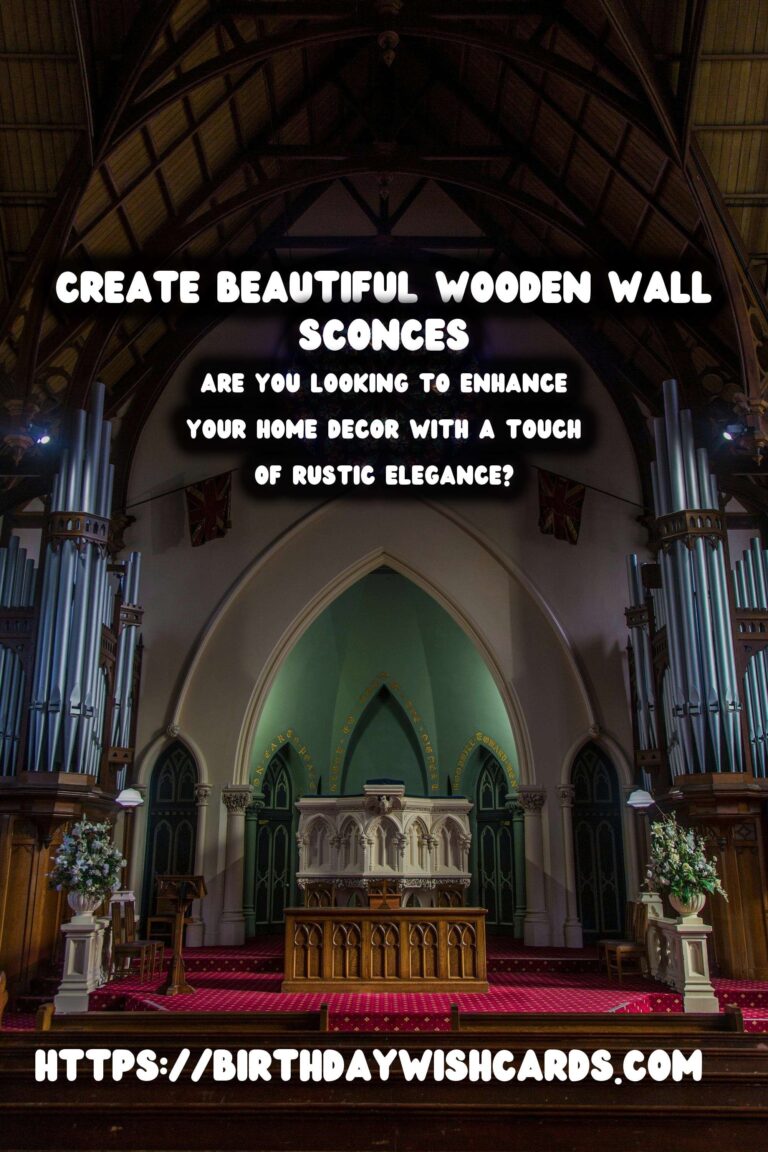 Transform Your Space with Stunning DIY Wooden Wall Sconces