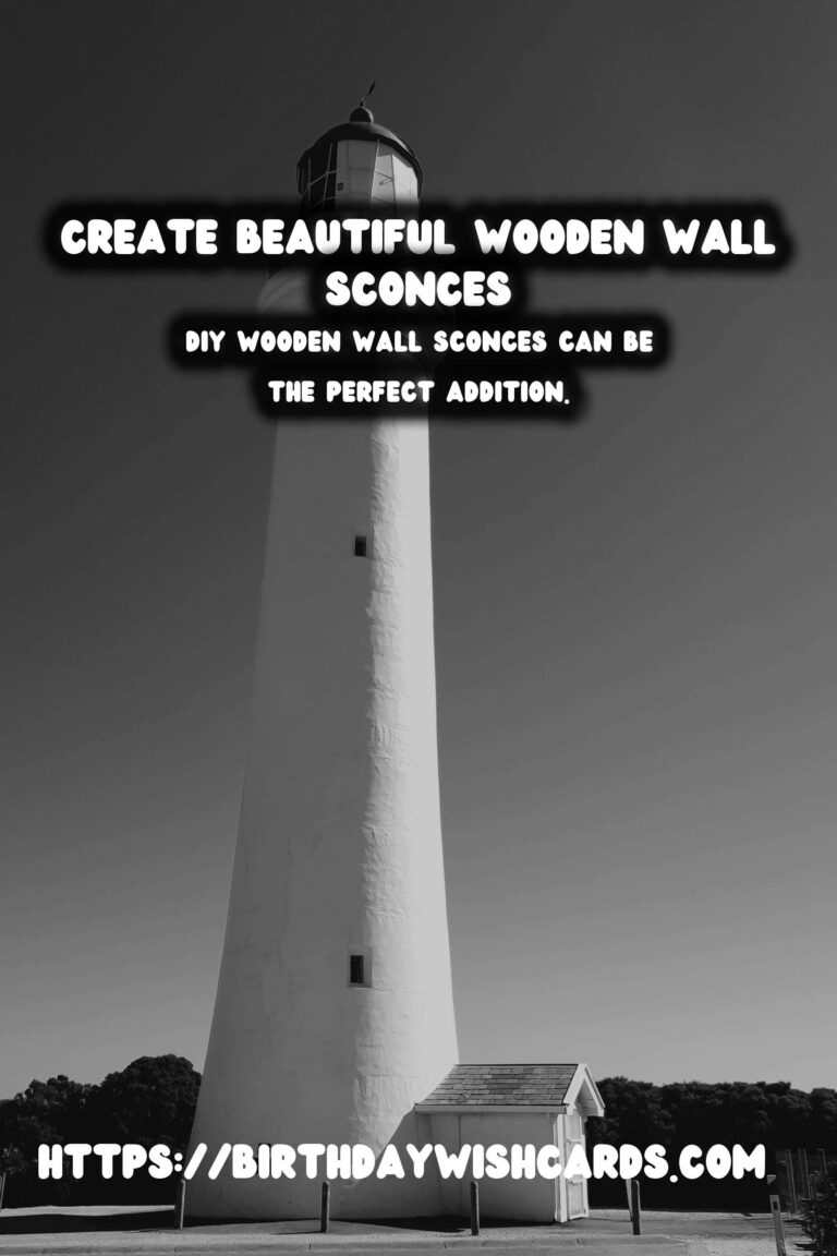 Transform Your Space with Stunning DIY Wooden Wall Sconces