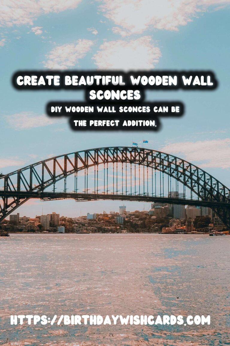 Transform Your Space with Stunning DIY Wooden Wall Sconces