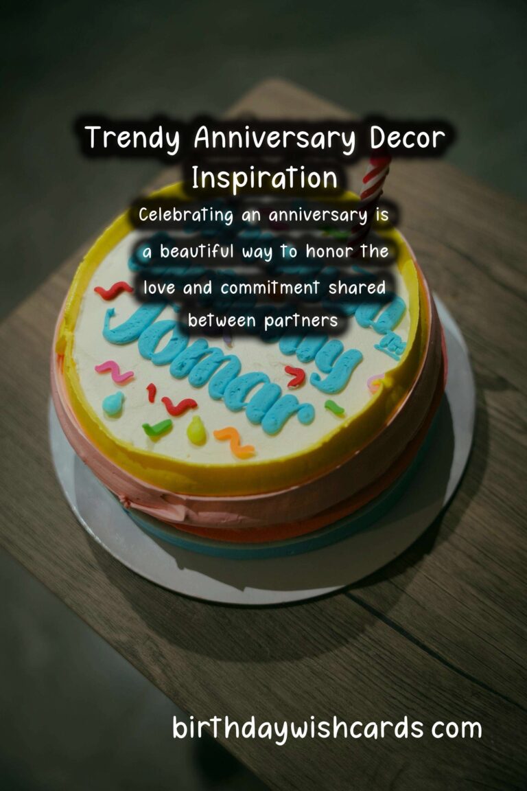 Trendy Anniversary Decoration Ideas For Lasting Impressions