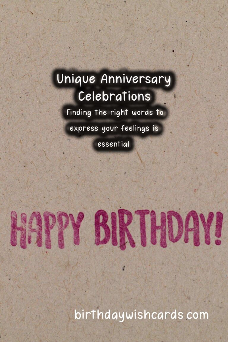 Trendy Anniversary Wishes That Are Unique