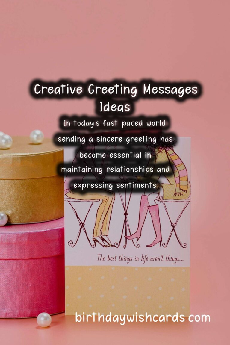 Trendy Creative Greeting Messages That Reflect Your Style