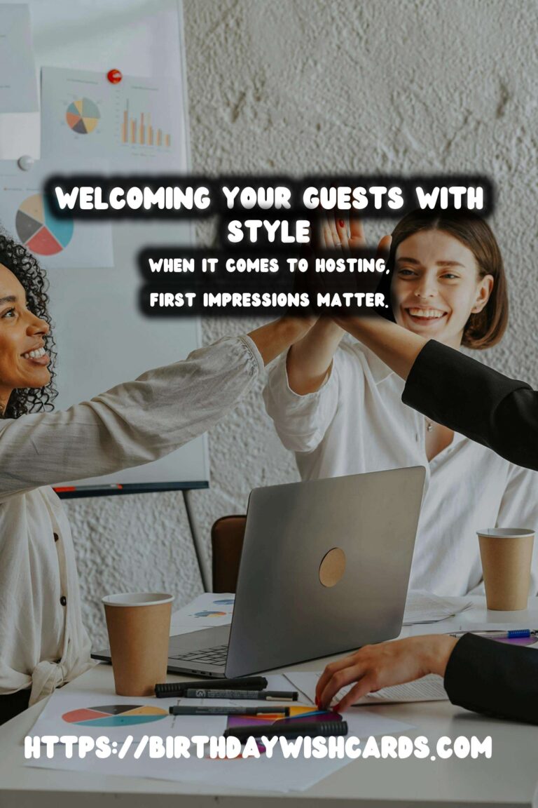 Trendy Creative Greeting Messages That Will Wow Your Guests