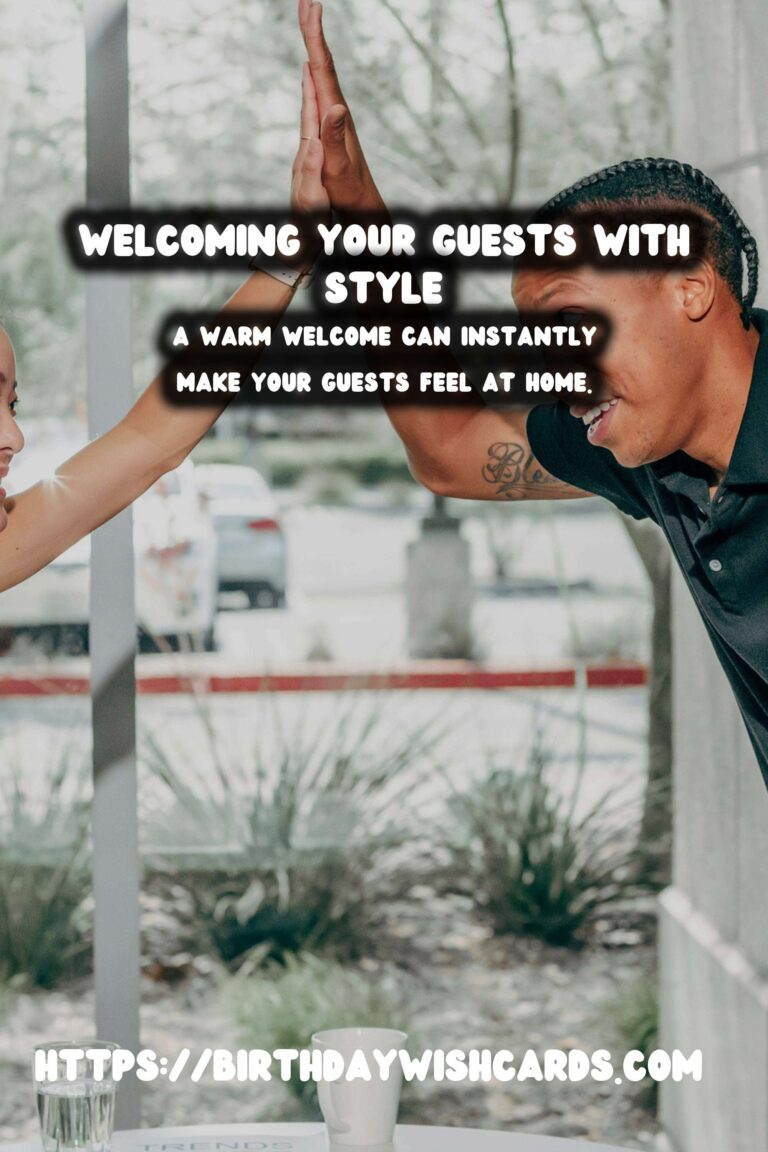 Trendy Creative Greeting Messages That Will Wow Your Guests