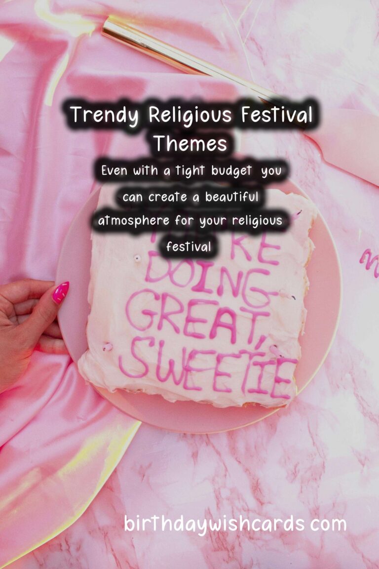 Trendy Religious Festival Themes For Every Budget