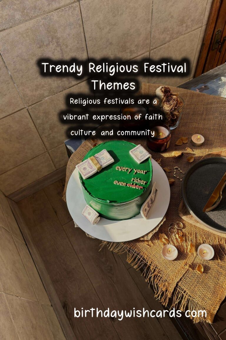 Trendy Religious Festival Themes For Every Budget