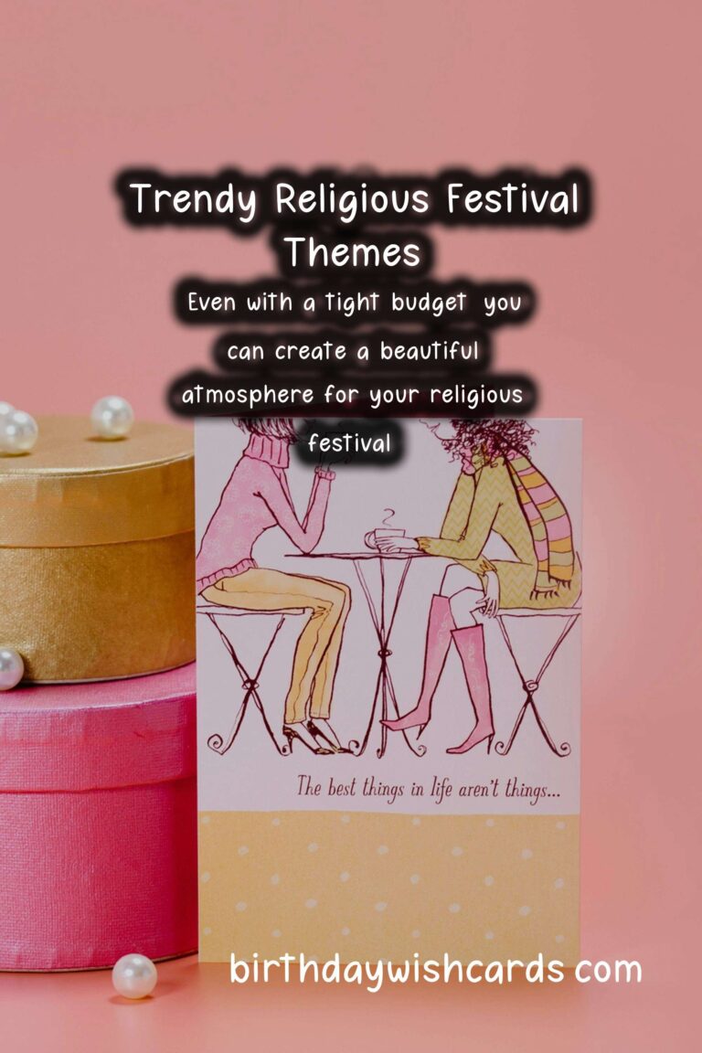 Trendy Religious Festival Themes For Every Budget