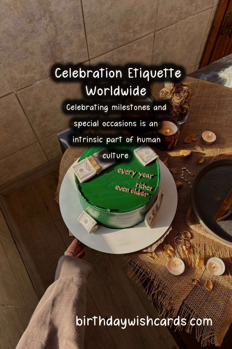 Trendy Ways to Celebrate: Celebration Etiquette Around the World