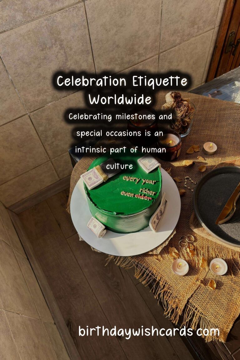 Trendy Ways to Celebrate: Celebration Etiquette Around the World