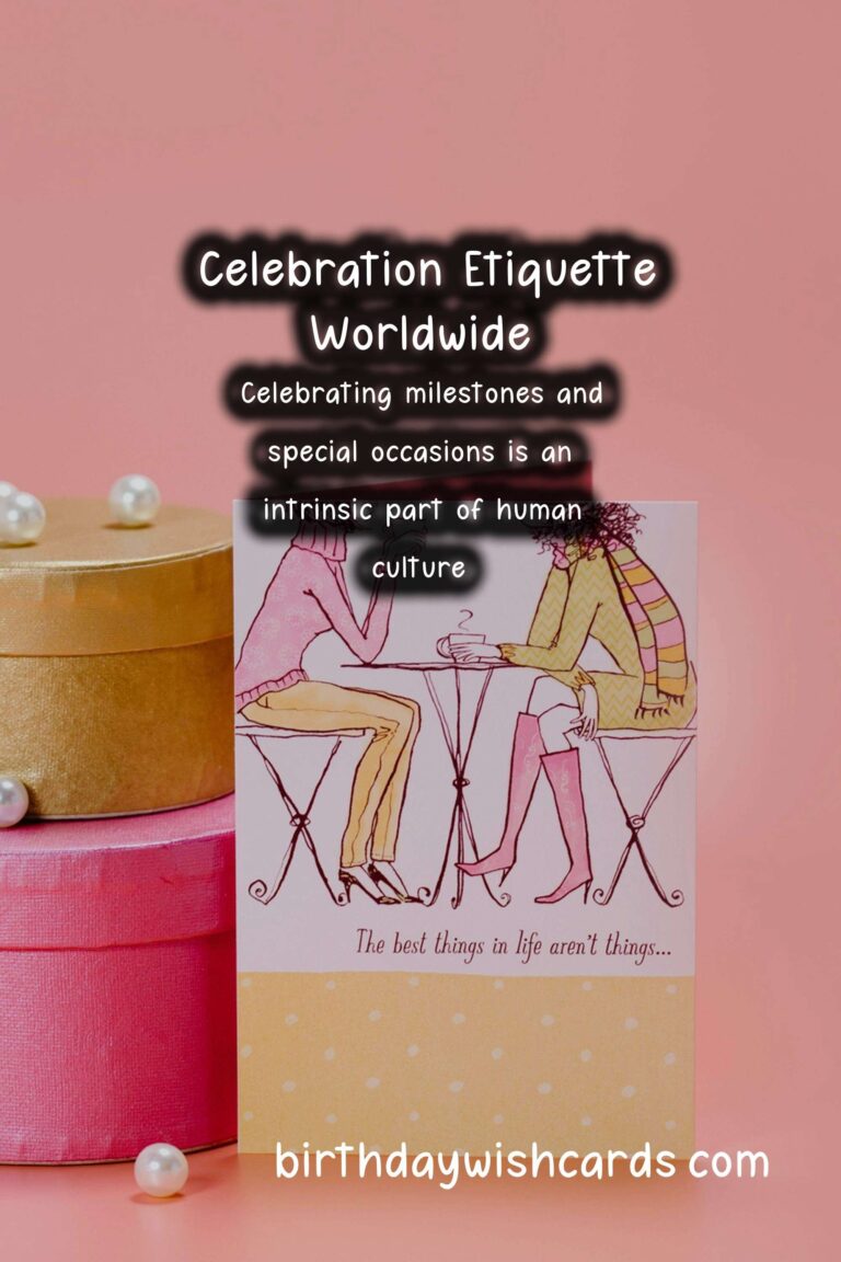 Trendy Ways to Celebrate: Celebration Etiquette Around the World