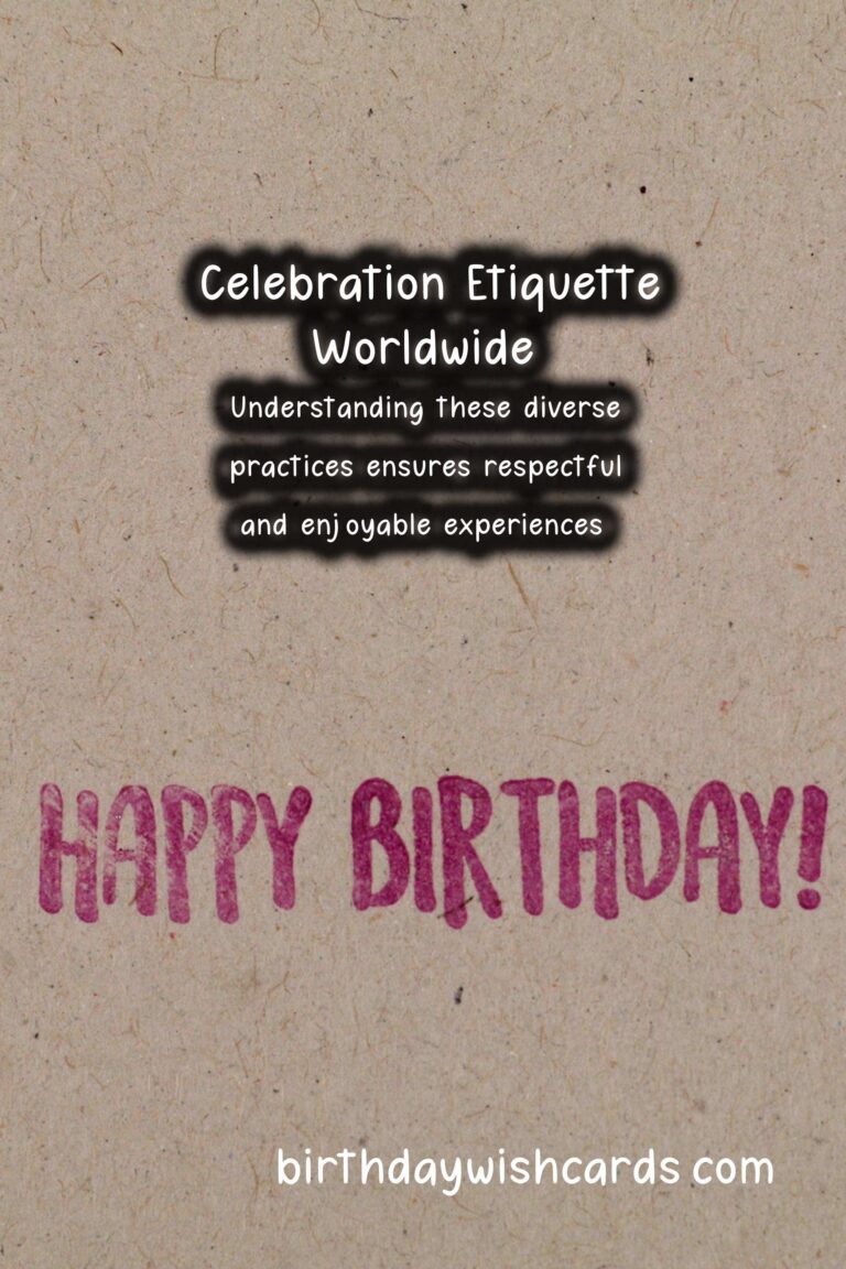 Trendy Ways to Celebrate: Celebration Etiquette Around the World