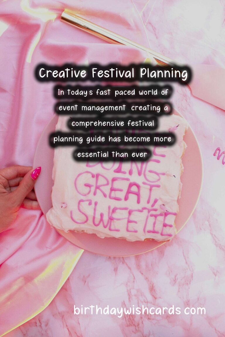 Trendy Ways to Prepare Your Festival Planning Guide