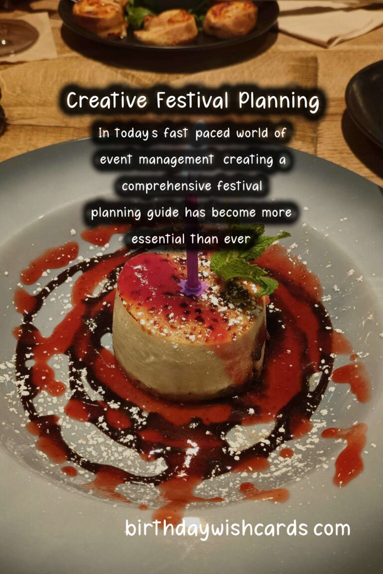 Trendy Ways to Prepare Your Festival Planning Guide