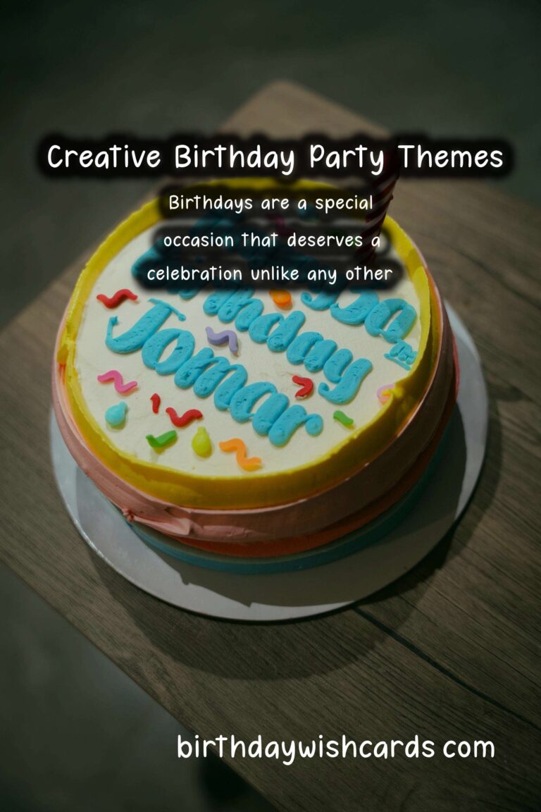 Trendy Ways to Write Birthday Party Themes