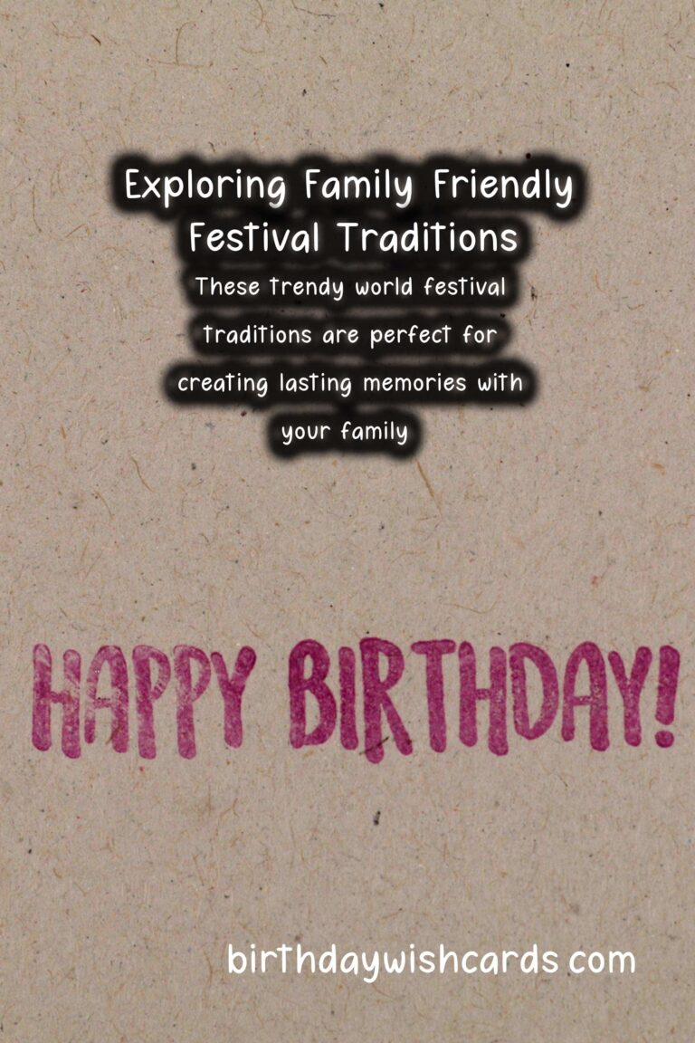 Trendy World Festival Traditions For the Whole Family