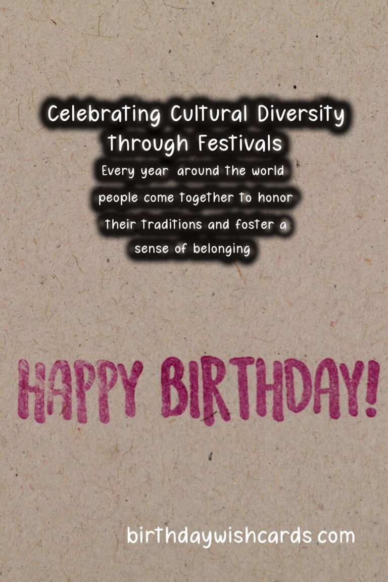 Unforgettable Ways to Create World Festival Traditions