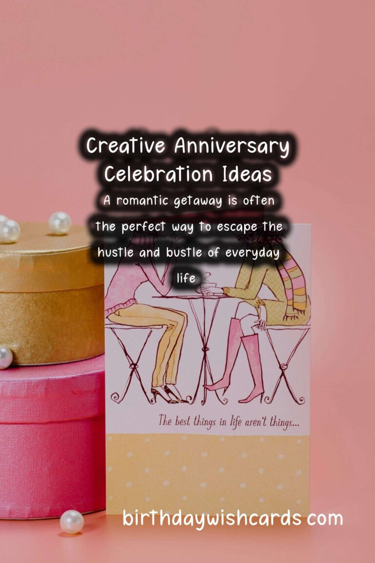 Unforgettable Ways to Prepare Anniversary Celebration Ideas