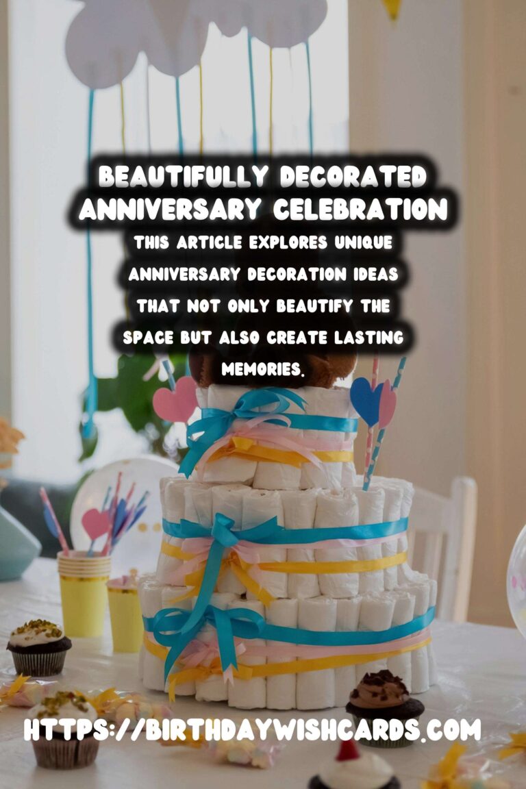Unique Anniversary Decoration Ideas That Make Memories