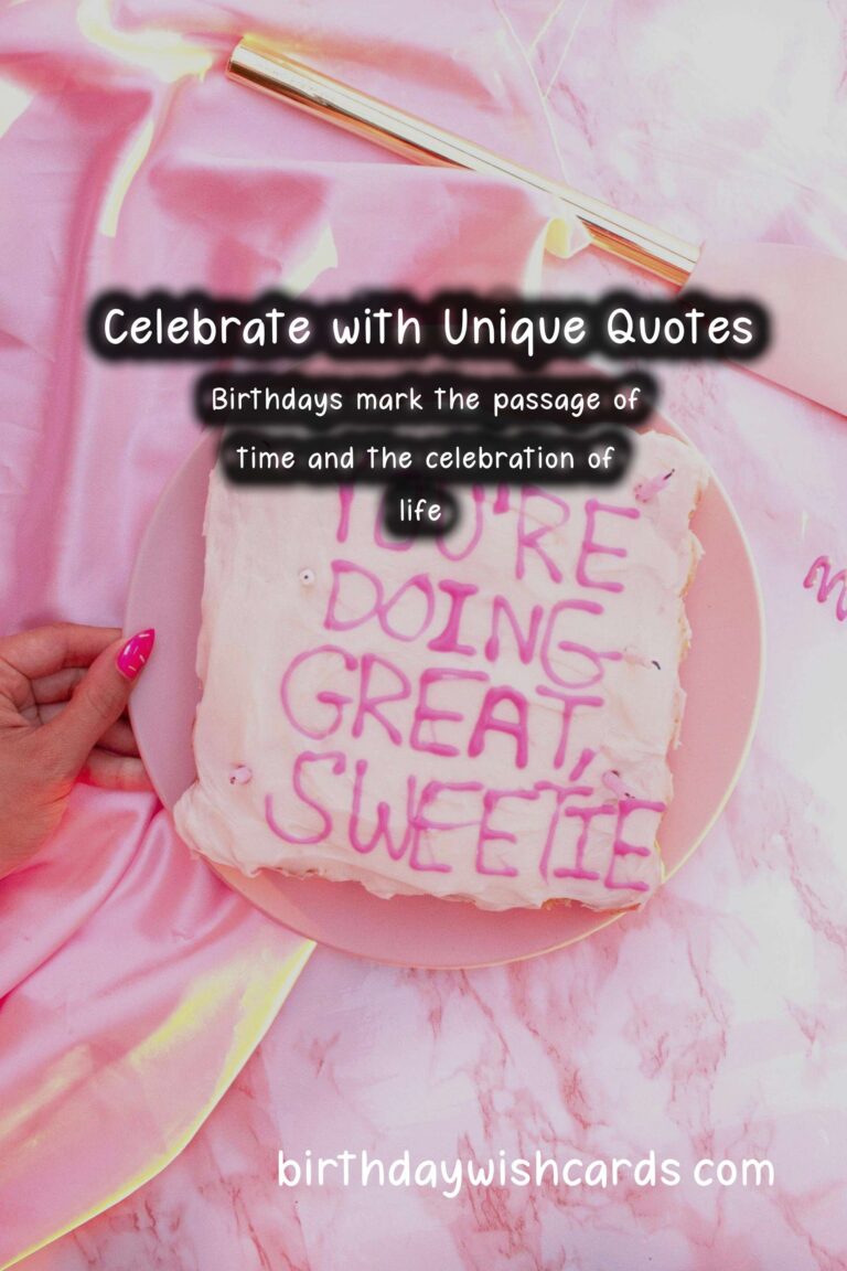 Unique Birthday Quotes to Try This Year