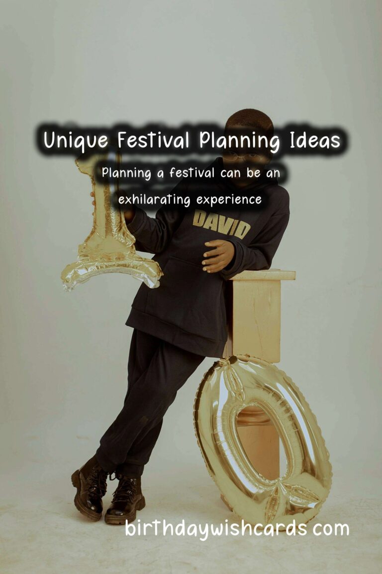 Unique Festival Planning Guide For Every Budget