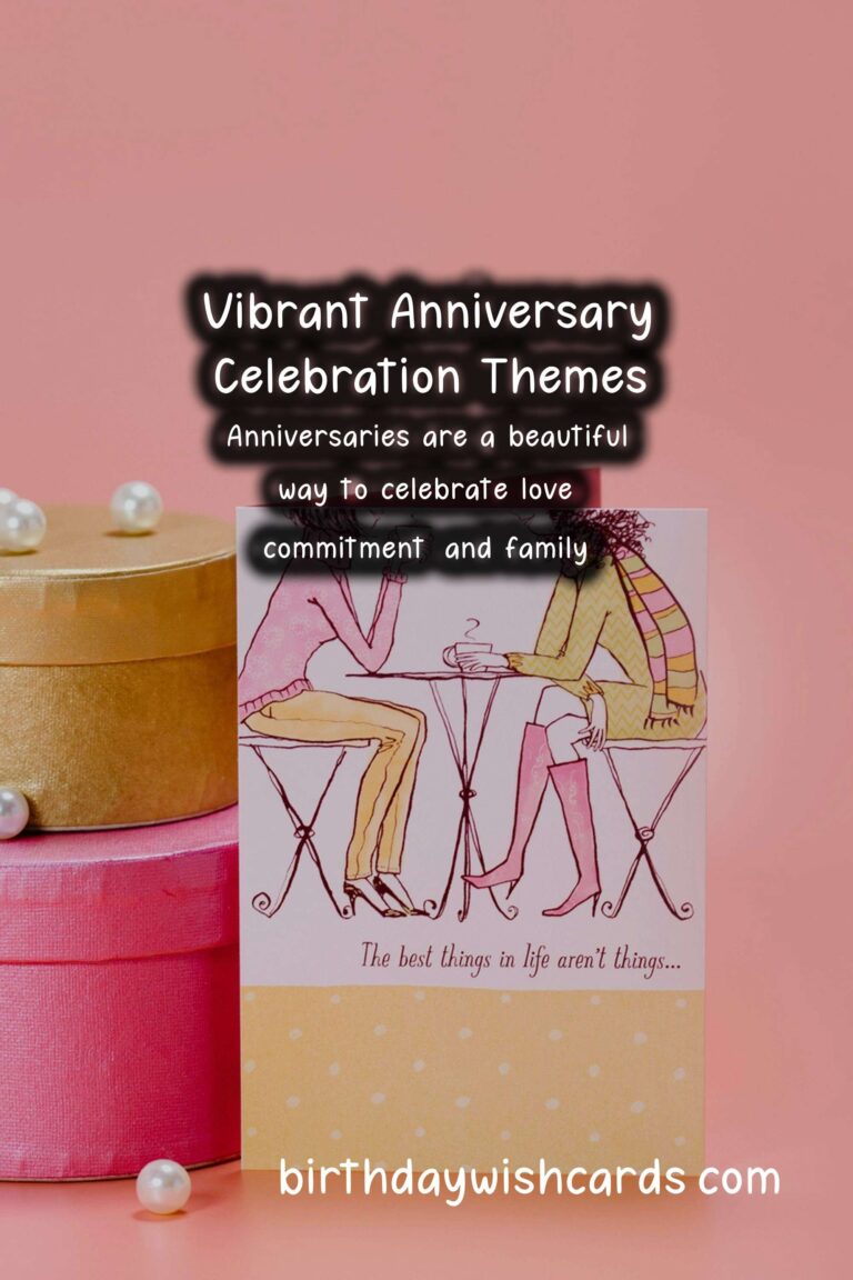 Vibrant Anniversary Party Themes For the Whole Family