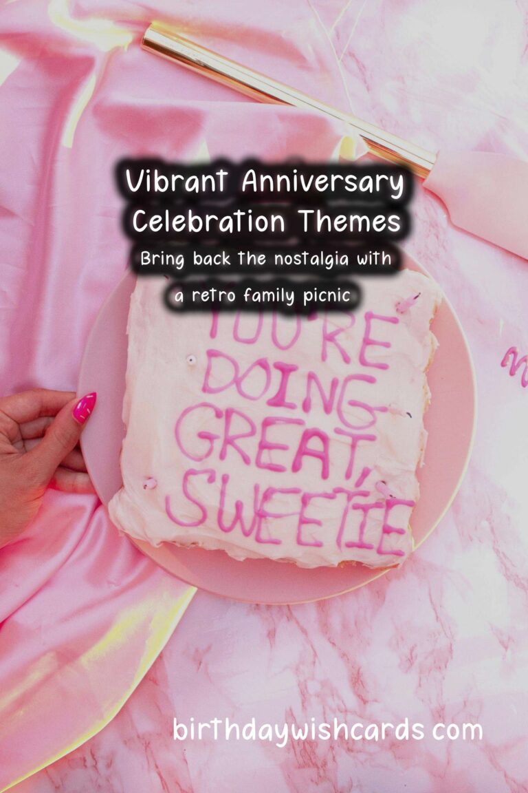 Vibrant Anniversary Party Themes For the Whole Family