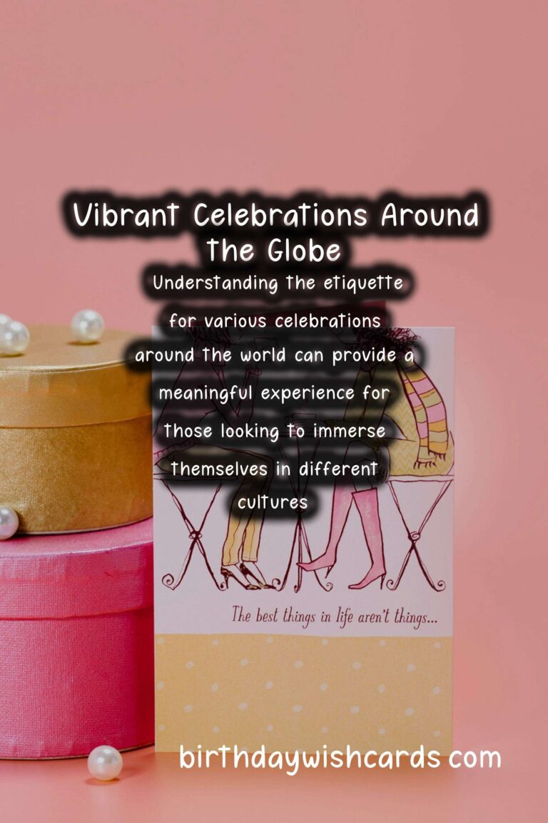 Vibrant Celebration Etiquette Around the World For Every Personality