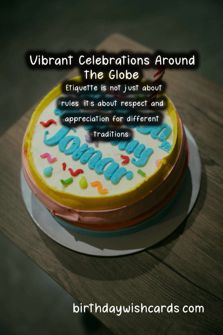 Vibrant Celebration Etiquette Around the World For Every Personality