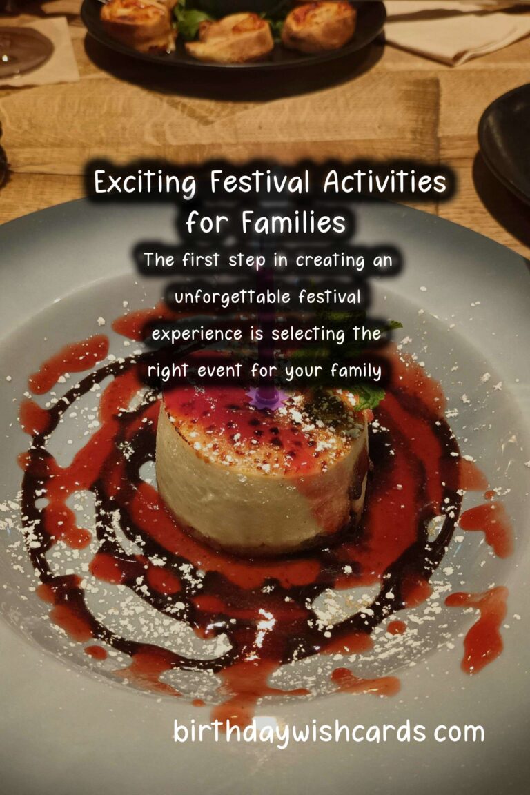 Vibrant Festival Activities for Families For an Unforgettable Experience