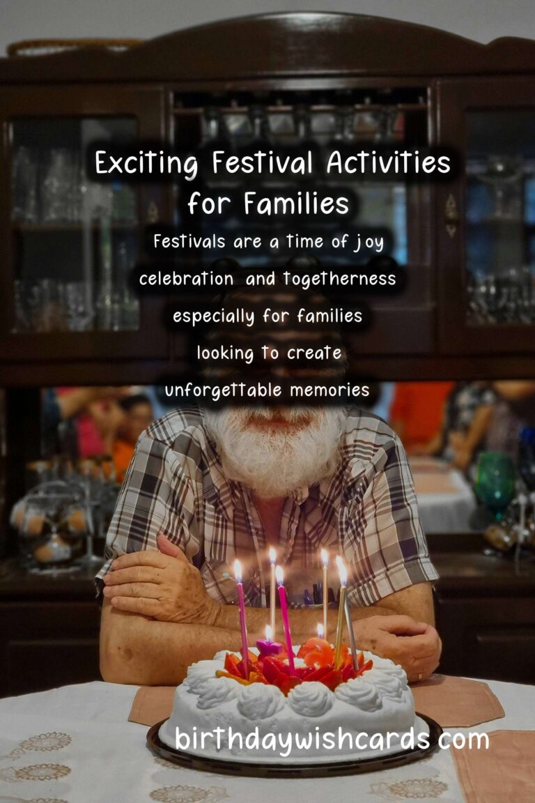 Vibrant Festival Activities for Families For an Unforgettable Experience