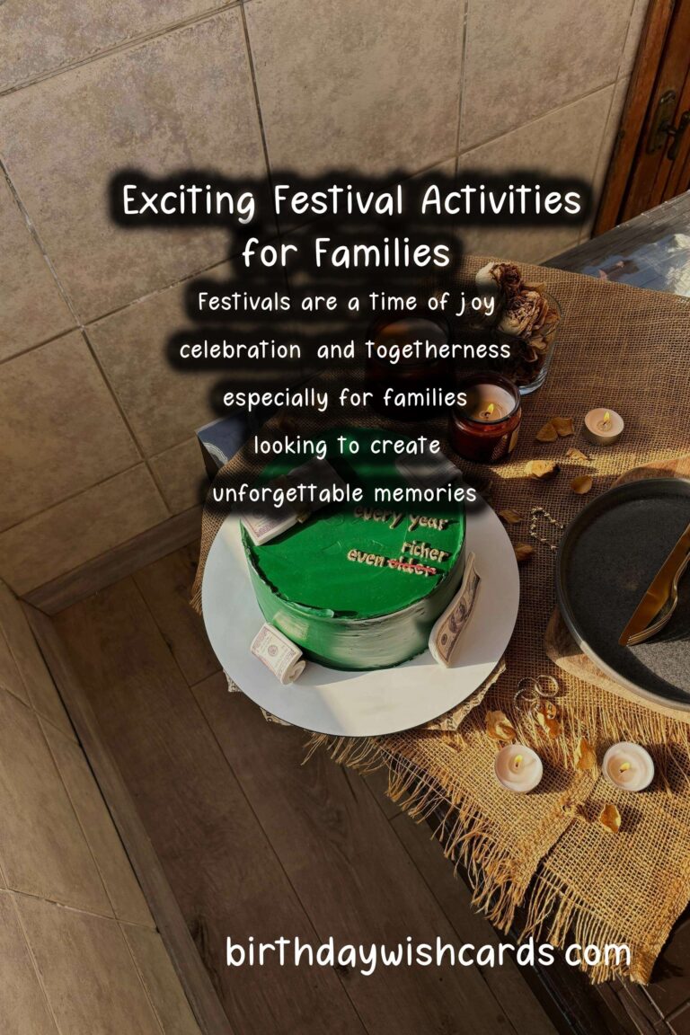 Vibrant Festival Activities for Families For an Unforgettable Experience