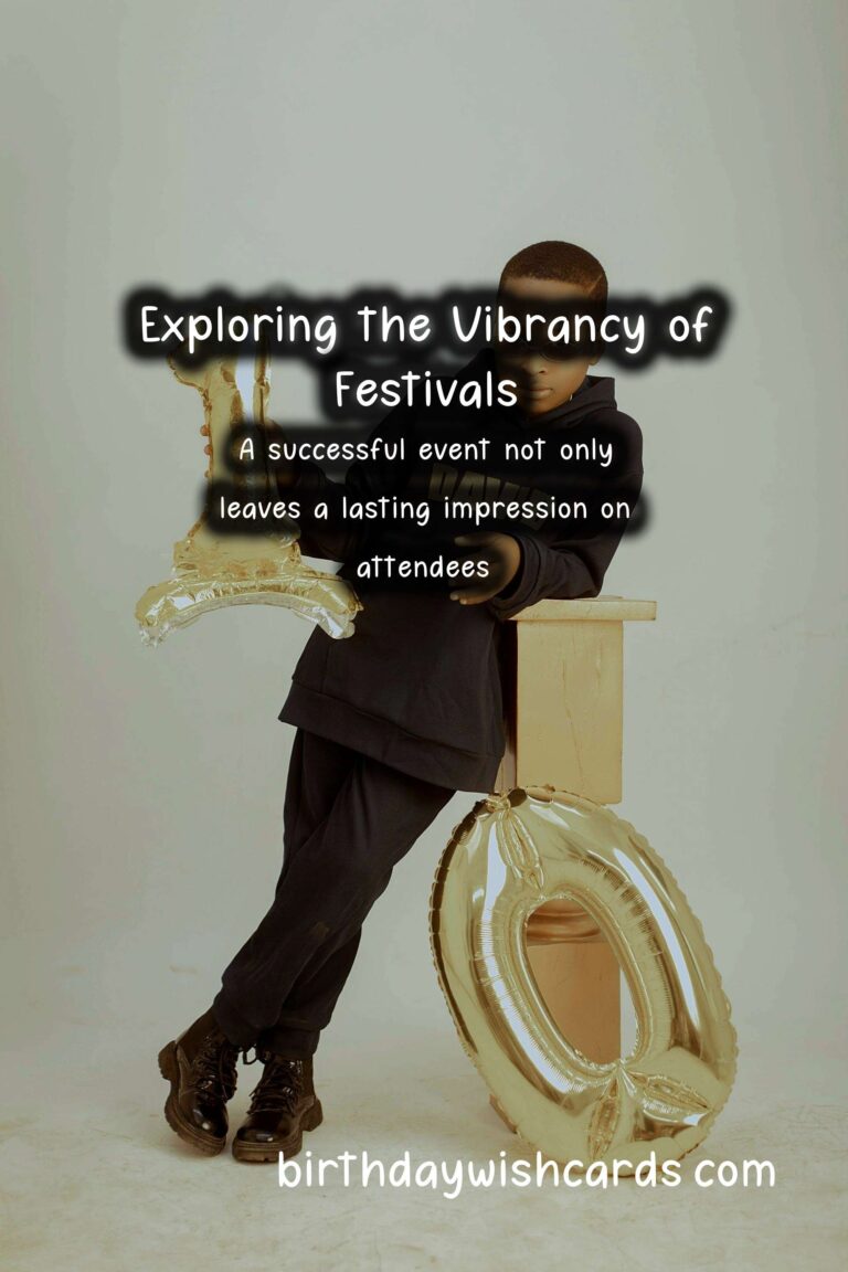 Vibrant Festival Planning Guide For Lasting Impressions